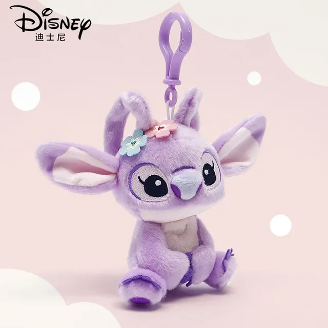 Hot Kawaii Disney Stitch Angel Plush Stuffed Toys Purple Anime Lilo&amp;Stitch Doll  - $6.93