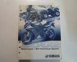 2002 Yamaha Motorcycle ATV Technical Update Shop Manual OEM Factory Book... - $17.27