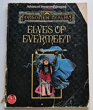 Elves of Evermeet Rulebook 2nd ed AD&amp;D Forgotten Realms 1994 TSR 1560768... - $18.43