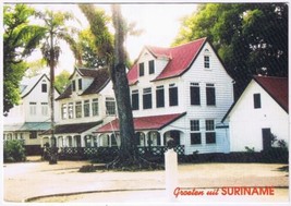 Postcard Greetings From Suriname Zeelandia  Sranan Tonga - £3.88 GBP