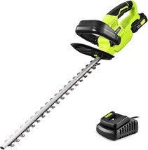 Cordless Hedge Trimmer - Snapfresh 20V Electric Hedge Trimmer 22&quot;, Shrub... - £81.34 GBP