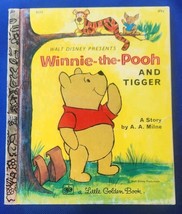 1968 Walt Disney Winnie-the-Pooh and Tigger A Little Golden Book Vtg Kids - £11.16 GBP