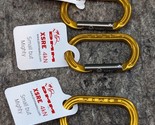 3 x New DMM Gold Carabiner Mini XSRE 4Kn - A531GD (T2) - $34.99