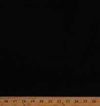 Corduroy Black Fine 21 Wale Corduroy 54&quot; Wide Cotton Fabric by the Yard D252.13 - £9.21 GBP