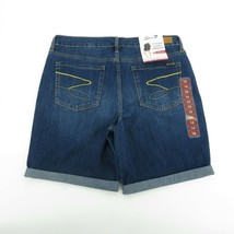 Seven7 Womens Rolled Cuff Sunset Bermuda Blue Jean Shorts 14 - £15.01 GBP