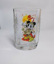 McDonalds 2000 Walt Disney World - ANIMAL KINGDOM - Mickey Mouse square glass - £7.82 GBP