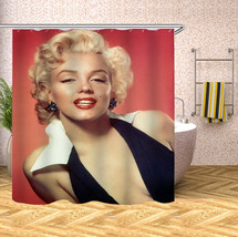 Marilyn Monroe Waterproof Shower Curtain Sets Polyester Bathtub Decor Cu... - £13.18 GBP+