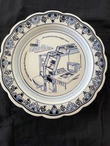 vintage commemorative ceramic plate of printing art. Delft Dutch. Marked back - £47.05 GBP
