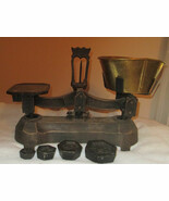 Cast iron Scale with Brass Hopper, Weights pharmacy medical pharmaceutic... - €136,68 EUR