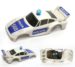 1980 Ideal TCR Porsche Police Policia Slot Car Body - $21.99