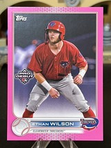2022 Topps Pro Debut Pink #PD39 Ethan Wilson RC Rookie Card SN 017/199 ⚾ - £1.73 GBP