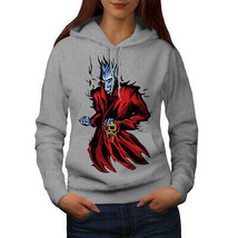 Wellcoda Death Apocalypse Womens Hoodie, Vampire Casual Hooded Sweatshirt - £28.97 GBP