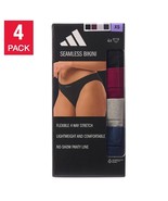 Women&#39;s Adidas 4 Pack Multicolor Seamless Bikini Underwear, 1819886 Mult... - $24.95