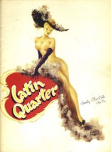 Latin Quarter Souvenir Program New York Night Club with 1958 Calendar - $59.48