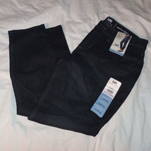 Lee Riders Women&#39;s Regular Fit Midrise Skinny Jeans Dark Wash Size 10 Pe... - $17.09