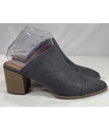 American Eagle Sandals Womens 7.5 Casual Slip On Pointed Mule Grey Fabri... - €12,33 EUR