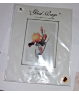 The Silver Lining Cross Stitch Pattern Glad Rags Gold/Red Iris 1999 - £4.68 GBP