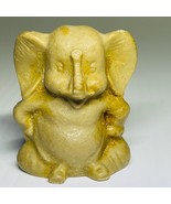 Elephant Sitting Soap Stone Made In Mexico Vintage - £7.78 GBP