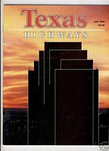 TEXAS HIGHWAYS MAGAZINE JULY 1992 DALLAS SKYLINE - $26.00