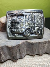 Freightliner COE Brass Belt Buckle by Lewis Buckles Chicago VTG USA For ... - £25.25 GBP