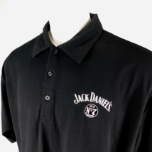 Jack Daniel&#39;s Old No 7 Brand Men Black Polo Golf Shirt Sz XXL - £22.37 GBP