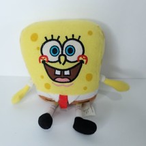 Spongebob Squarepants Plush Stuffed Animal Happy  Soft Nickelodeon Nanco 8&quot; - £15.57 GBP