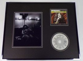 Janis Joplin Framed 16x20 CD &amp; Drinking Southern Comfort Photo Display - £62.12 GBP