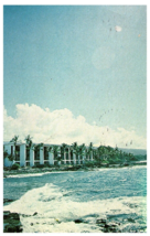 At Ocean&#39;s Edge Kona Bali Hai Hotel Hawaii Postcard - £7.73 GBP
