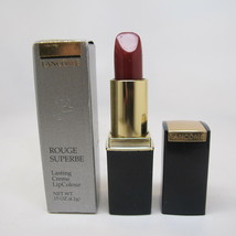 Lancome Rouge Superbe lasting Cream Lip Colour (ROUGE FATALE ) 0.15 oz NIB - $21.77