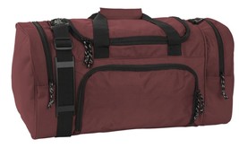 Coronado Carry-On Sport Locker Bag 21.0”x10.5”x10.5” Maroon W/Shoulder Strap-NEW - £12.57 GBP