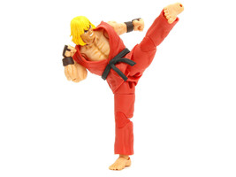 Ken 6 Moveable Figure w Accessories &amp; Alternate Head Hands Ultra Street Fighter - £30.96 GBP