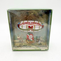 Hallmark Vintage Merry Christmas Tin Santa  on Hot Air Balloon 3” Orname... - $12.99