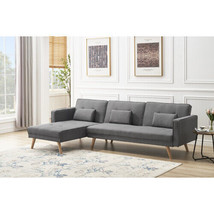 Variable Bed Sofa Living Room Folding Sofa - Gray - £497.33 GBP