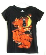 NIGHT CREATURES Halloween T-Shirt TEE Women&#39;s Size M (8-10) Cotton Black... - $14.62