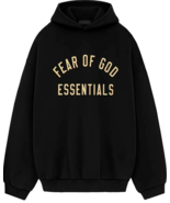 Essentials Fear Of God Hoodie Black Size Xxs - $74.25