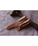 (Customizable, multiple size) Ostrich leg skin handmade watch straps - $89.99+