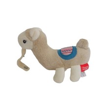 Nuby Snuggleez Pacifier Holder 6.5” Llama Plush Tan Stuffed Toy Replacement - £8.57 GBP