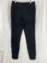 Eddie Bauer Women&#39;s Trail Leggings Black/Gray Hiking Yoga Pants Size Medium - £13.41 GBP
