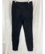 Eddie Bauer Women&#39;s Trail Leggings Black/Gray Hiking Yoga Pants Size Medium - £12.77 GBP