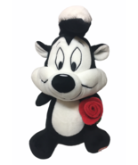 RARE Pepe Le Pew Hallmark Plush Skunk Talks Sings Warner Brothers Cartoo... - €129,37 EUR