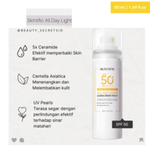 SKINTIFIC Day Light Sunscreen Mist Spray SPF50 PA++++ UVA UVB Anti-Aging... - £24.50 GBP