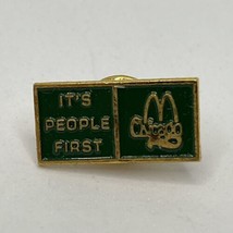 McDonald’s Chicago Illinois People First Employee Crew Enamel Lapel Hat Pin - £4.64 GBP