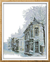 Maydear Stamped Cross Stitch Kits - Winter Morning 24.8×30.3&quot; - £19.63 GBP