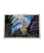 Vintage Postcard Bangkok Thailand, Angle Emerald Buddha u Temple Kong St... - £16.00 GBP