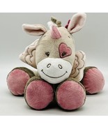 Nattou Donkey Horse Unicorn Plush Baby Sensory Stuffed  Terry Cloth Pink... - £20.57 GBP