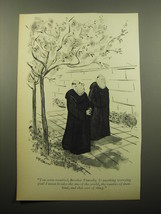 1960 Cartoon by James Stevenson - You seem troubled, Brother Timothy. - £11.98 GBP