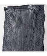 Genuine Python Snake Skin Piece  Sankeskin Leather  Aniline Black 20&quot; Long - $59.66 CAD