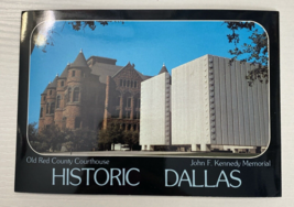 Old Red Country Courthouse Historic Dallas John F Kennedy Memorial Postcard - £2.30 GBP