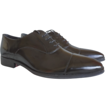 Paul Smith Men&#39;s Cap Toe Black Formal Shoes $350 WORLDWIDE SHIPPING - $197.01