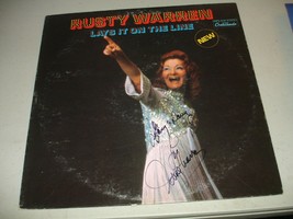 Signed Rusty Warren Lays It On The Line (Lp, 1974) VG+/VG+ - £7.90 GBP